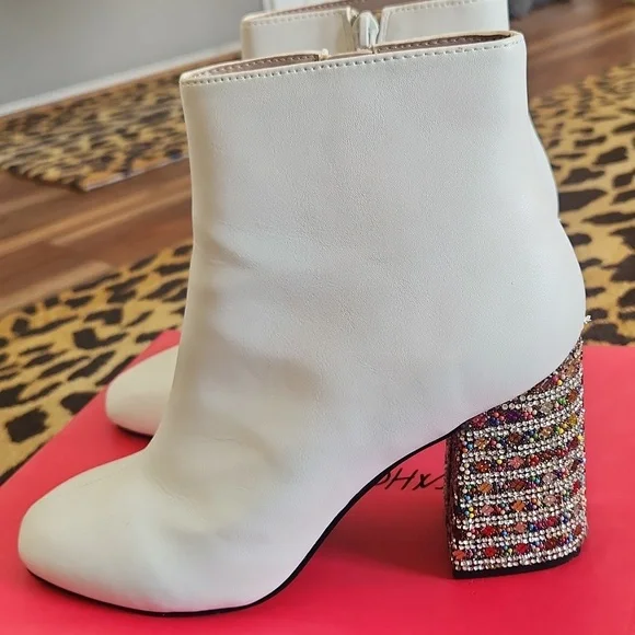 Betsey Johnson Jeweled Heel Bootie - Picture 4 of 13